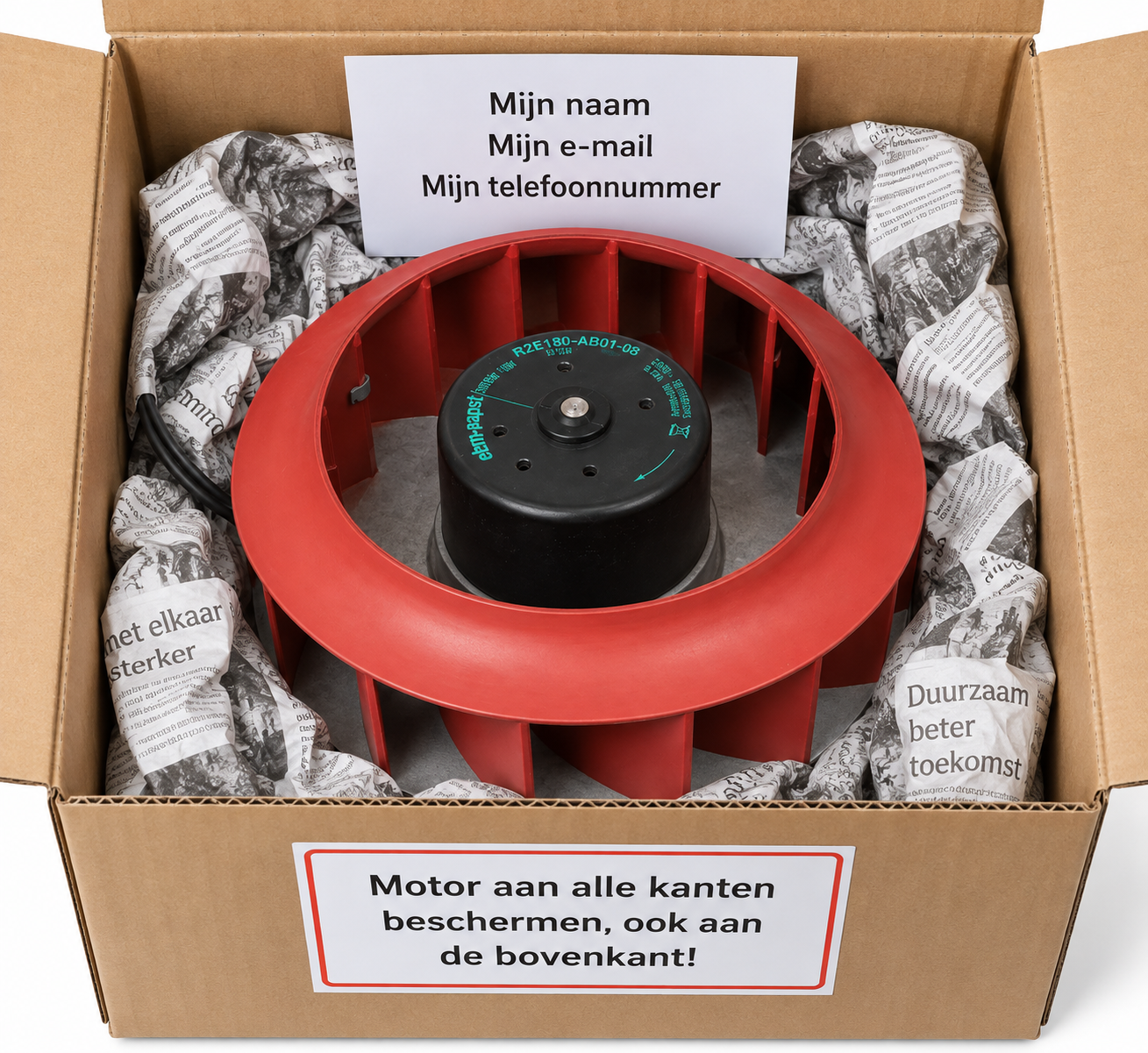 Itho HRU WTW-motor reviseren – R1G190-AF29-06 - Afbeelding 3