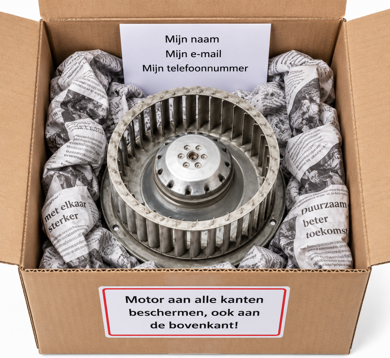 Fläkt Rexovent WTW-motor reviseren – R4E180-AB01-05 - Afbeelding 4