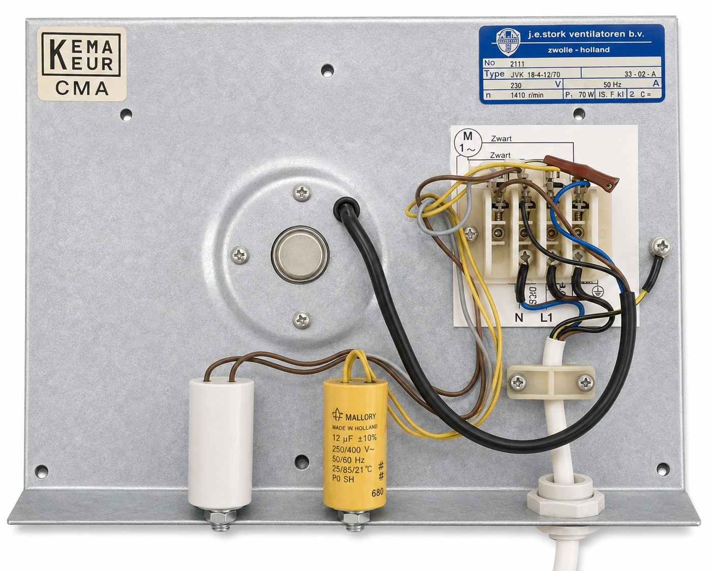 Stork CMA 16/3-12 ventilatiemotor reviseren – R4E160 - Afbeelding 2
