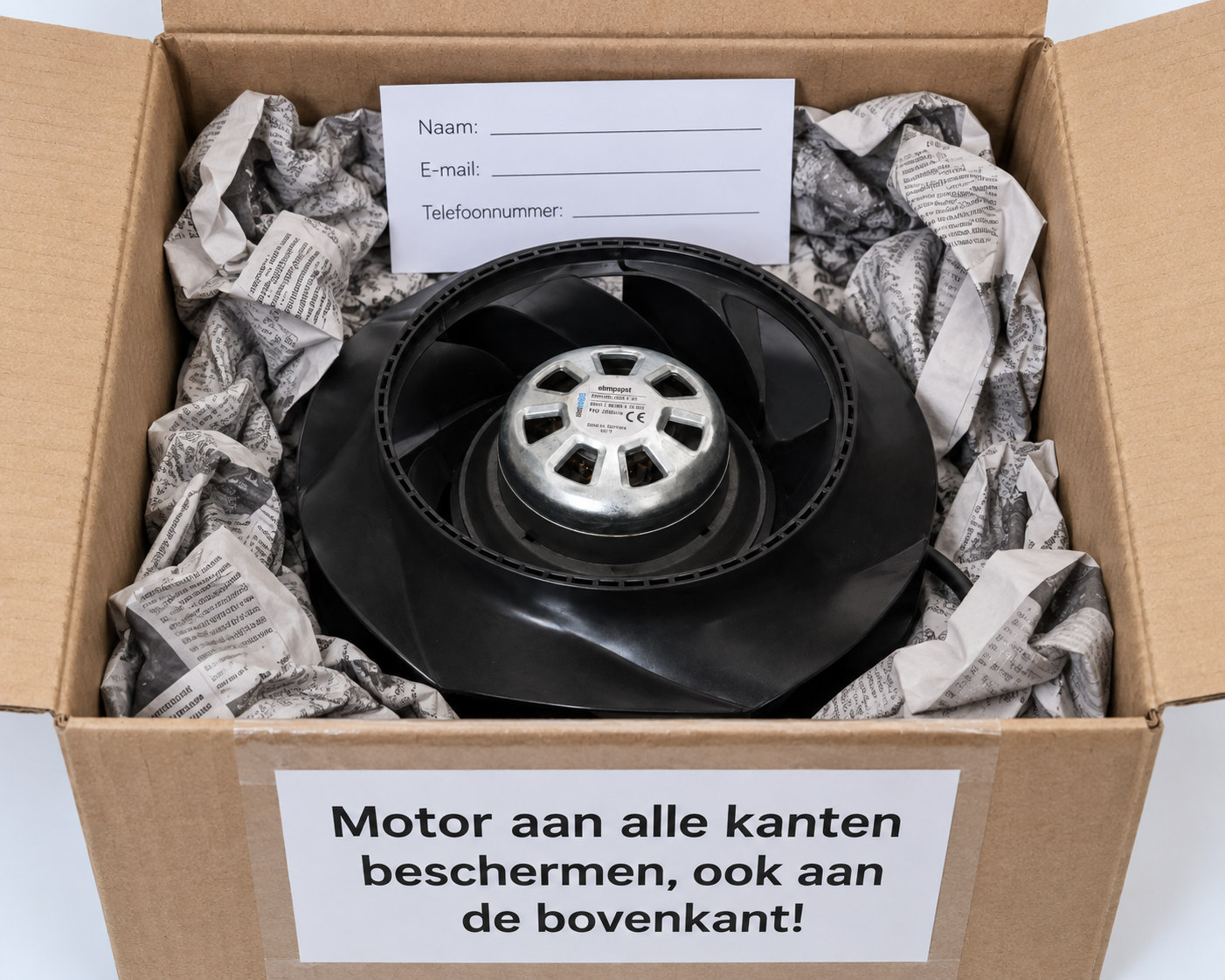 Zehnder ComfoAir Q350 / E300 / E400 motor reviseren – 8300100111 - Afbeelding 4