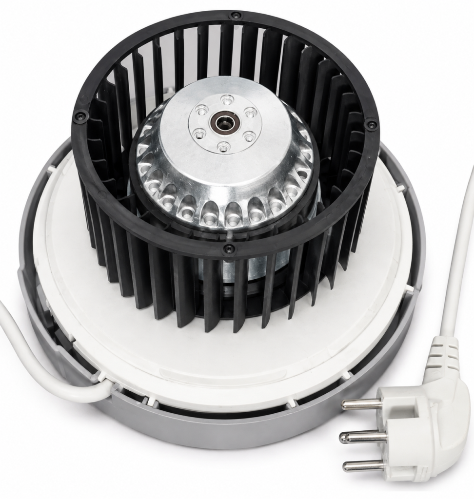 Bergschenhoek WV-17 SP R2E140 ventilatiebox motor reviseren