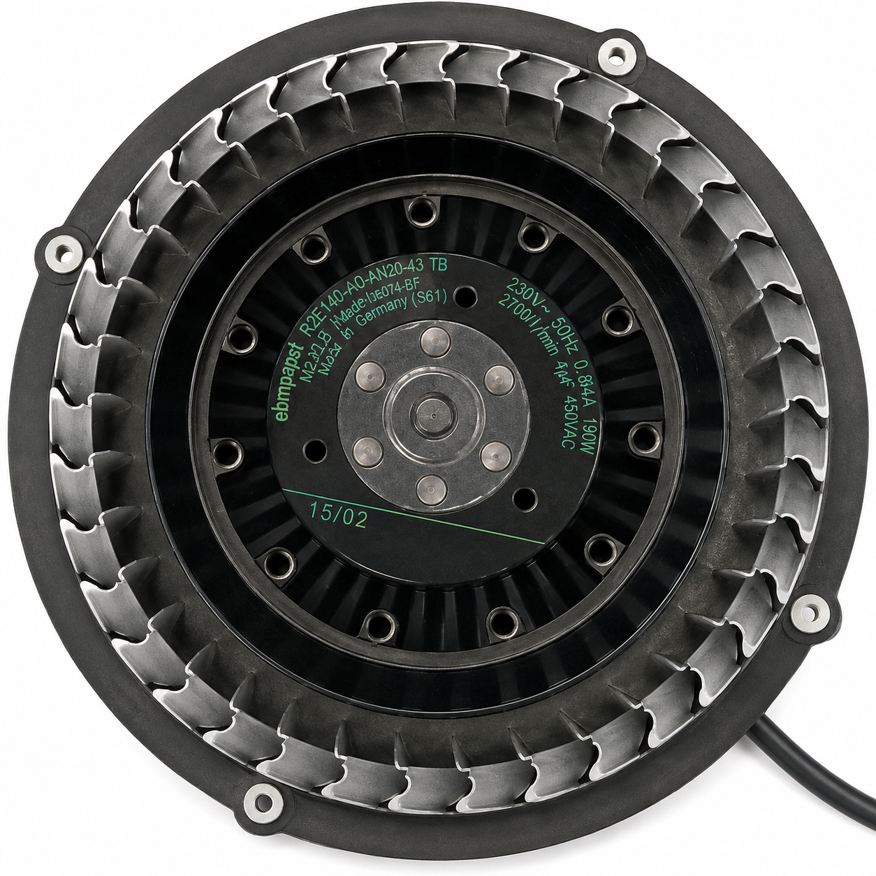 Nibe WTW-motor reviseren – R2E140-AL20-43 – detailfoto 1