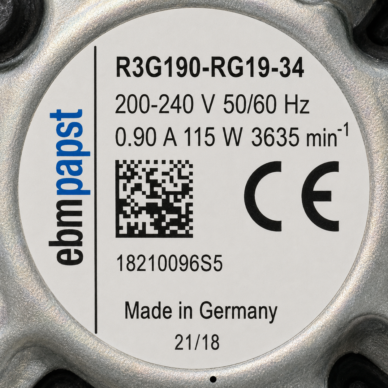 Vasco DX5 motor – R3G190-RG19-34 – detailfoto 2