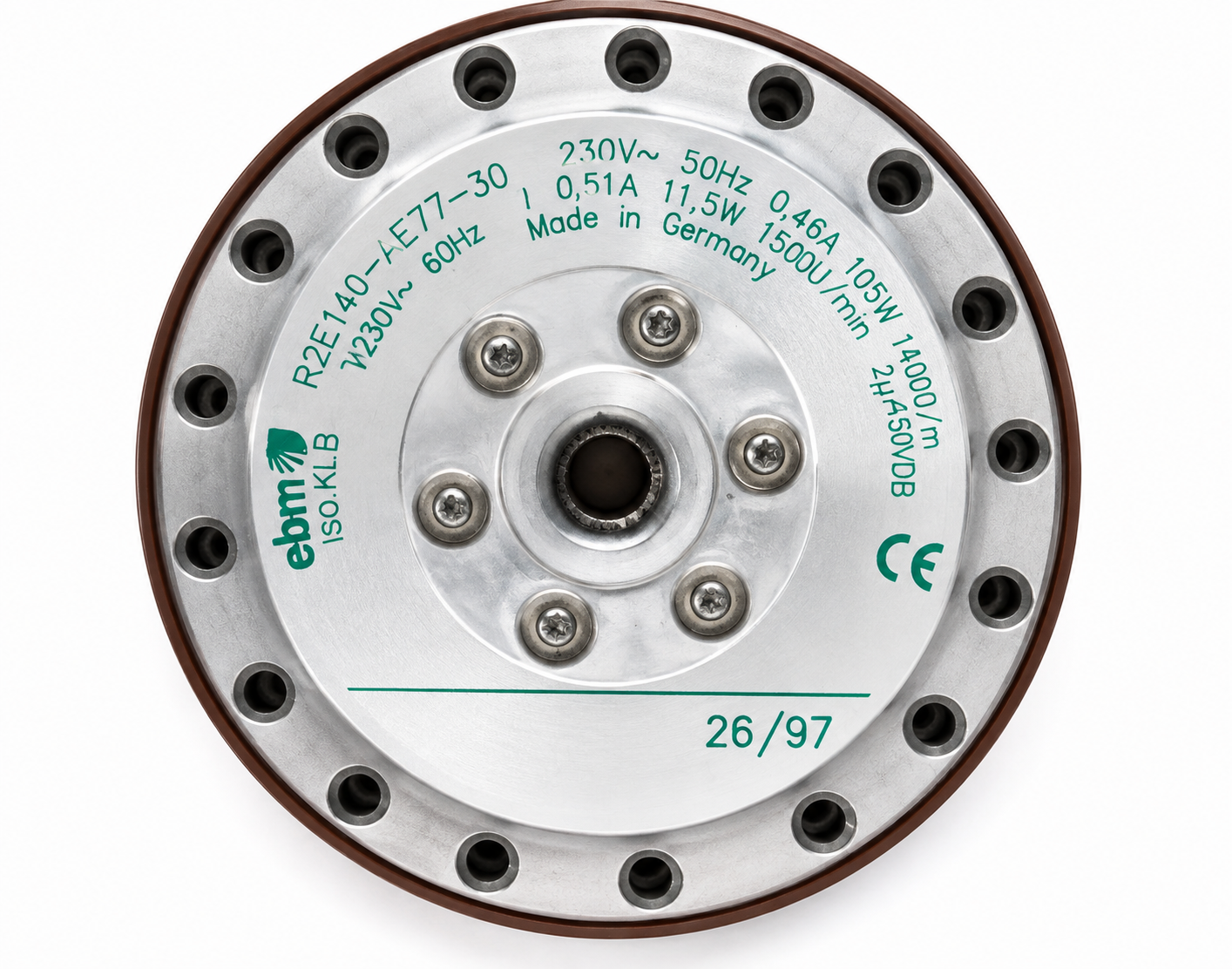 Stork CMA 16/3-12 ventilatiemotor – R4E160 – detailfoto 1