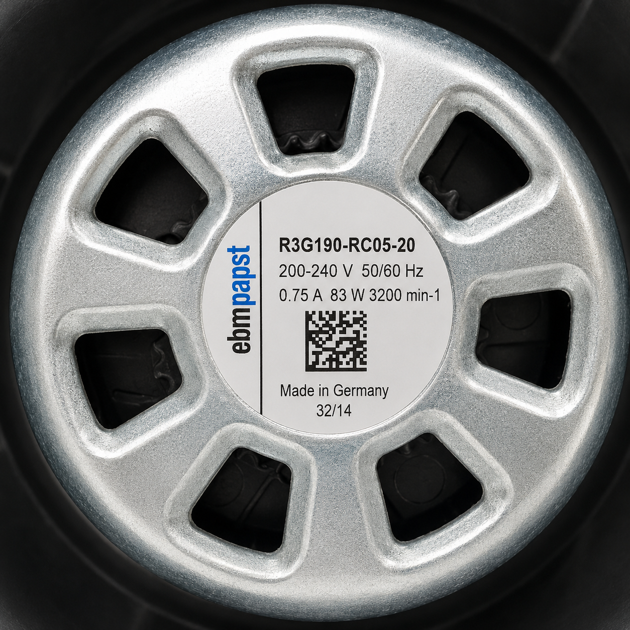 Orcon / Cairox MVS-15 RHB motor – R3G190-RC05-20 – detailfoto 2