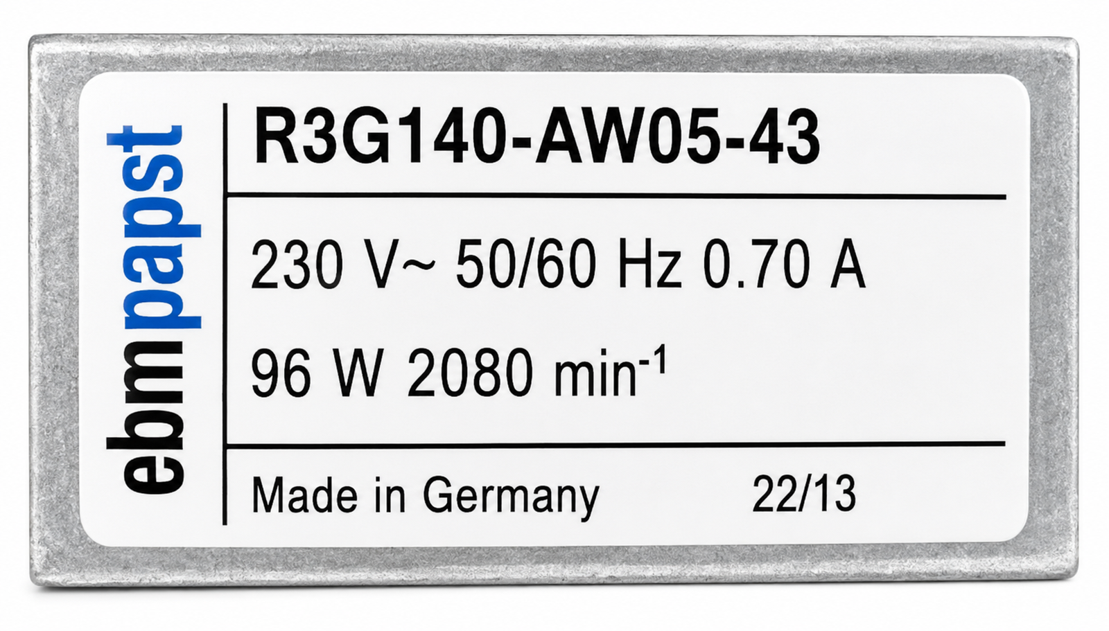 Buva Smart-Stream motor – R3G140-AW05-43 – detailfoto 2