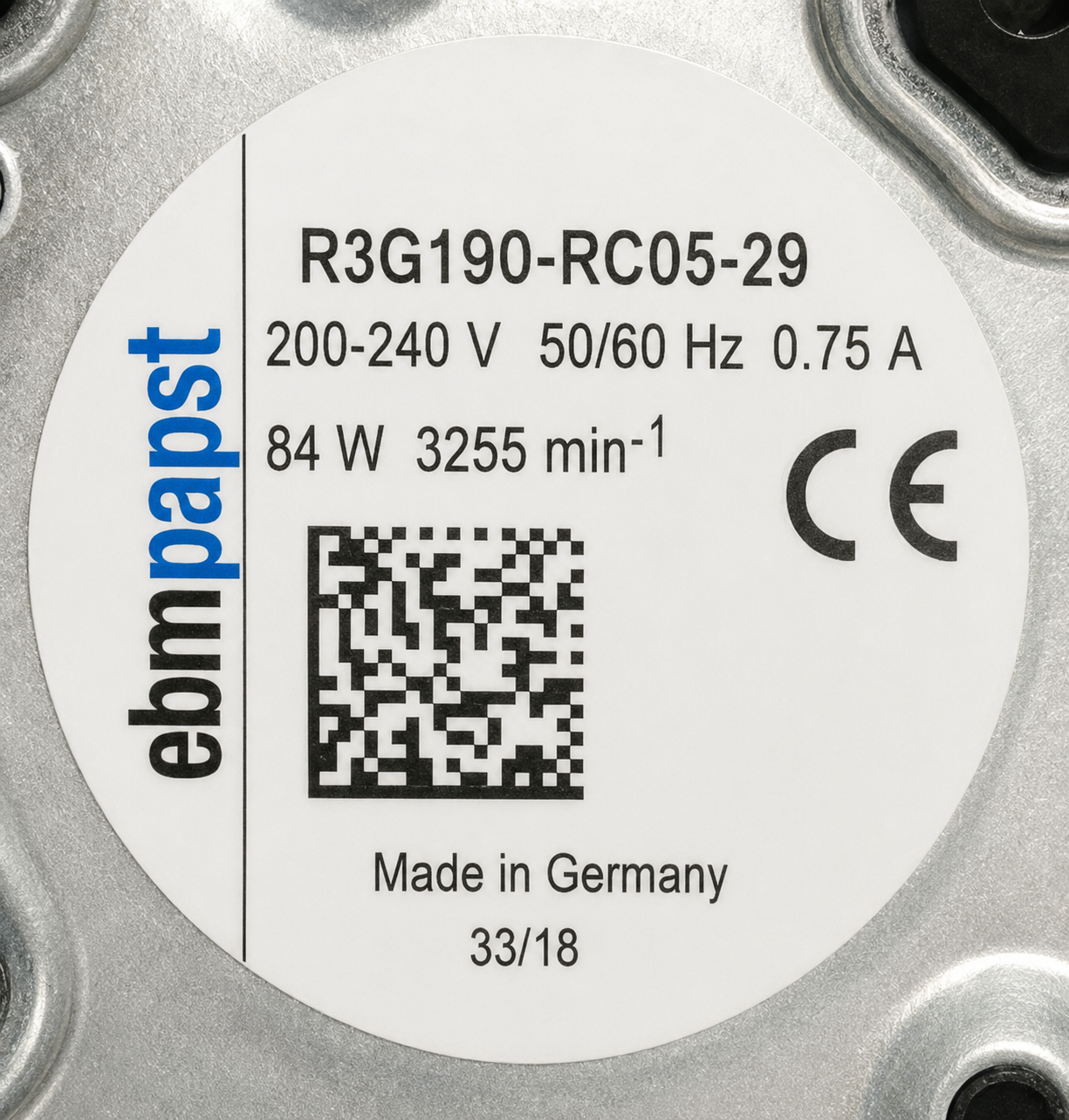 AGPO / Ferroli motor – R1G175-AF29-10 – detailfoto 1