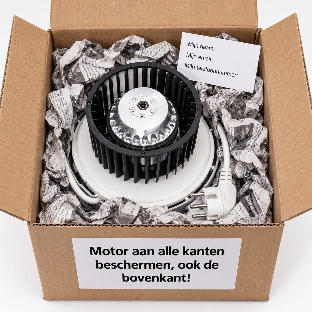 Bergschenhoek WV-17 SP ventilatiebox motor reviseren – R2E140 - Afbeelding 4