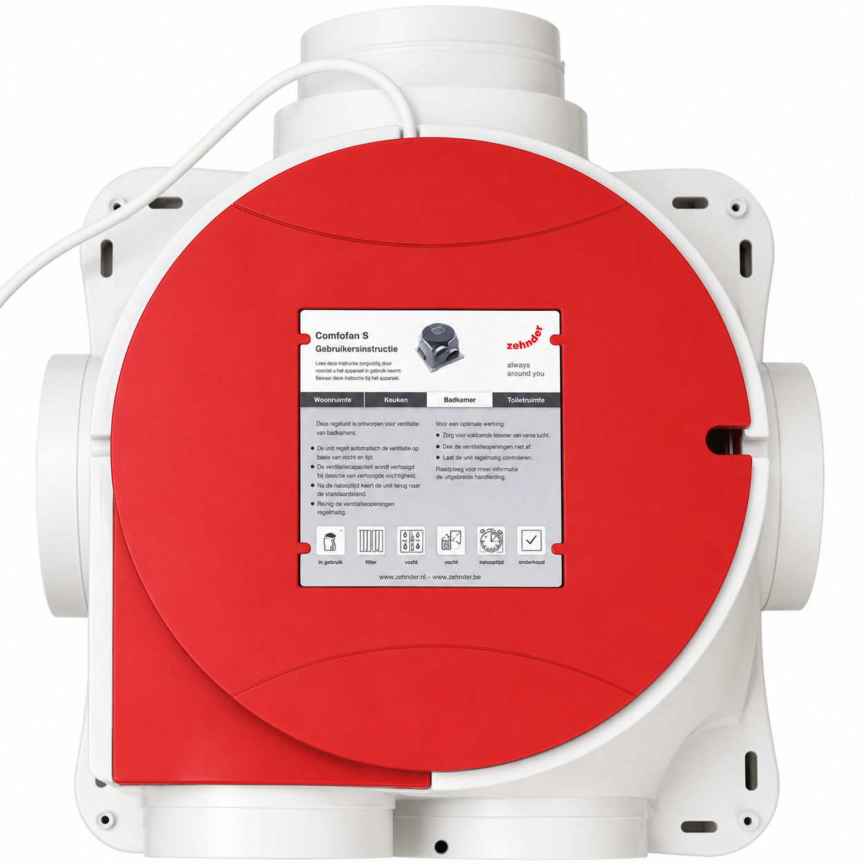 Zehnder ComfoFan SP ventilatiebox voor revisie