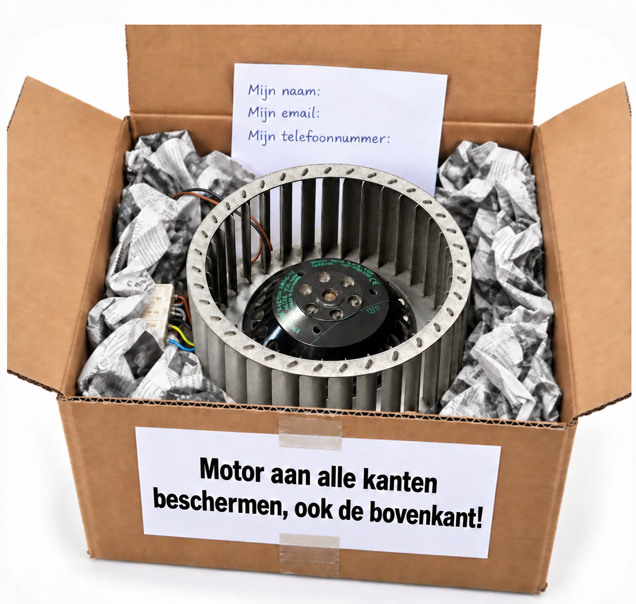Renson Xtravent Modus Bahia R4E160-AN08-12 motor volledig beschermd in doos